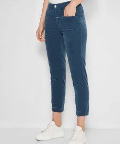 CLOSED PEDAL PUSHER Pantalon Classique Blue Slate Femme