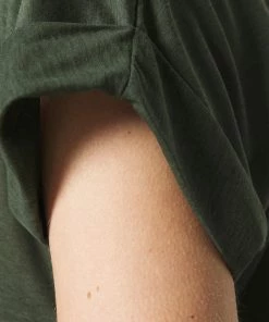 CLOSED Femme SOFT V NECK T Shirt Basique Thyme 11 CLOSED Femme SOFT V NECK T Shirt Basique Thyme -Promos CLOSED Magasin bac71944343e45af8d700ded07f2eb80