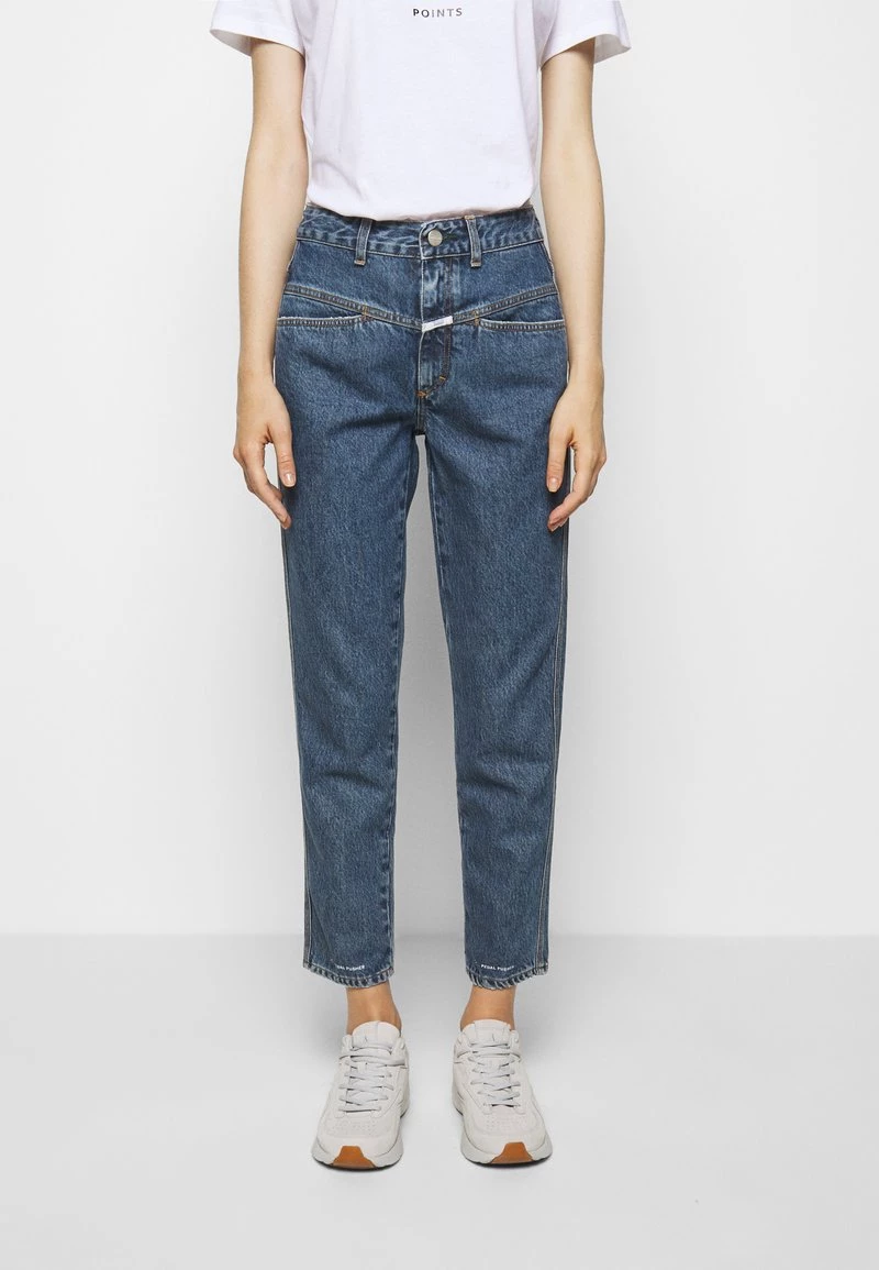 CLOSED PEDAL PUSHER Jean Slim Mid Blue Wash Femme 3 CLOSED PEDAL PUSHER Jean Slim Mid Blue Wash Femme