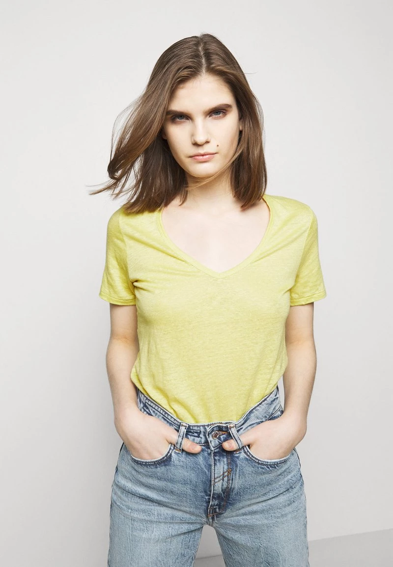 CLOSED WOMENS DELETION LIST T Shirt Basique Strong Mustard Femme 6 CLOSED WOMENS DELETION LIST T Shirt Basique Strong Mustard Femme – Image 4