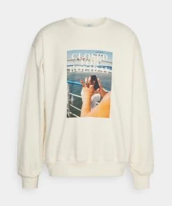 CLOSED PRINTED T Shirt à Manches Longues Ivory Homme