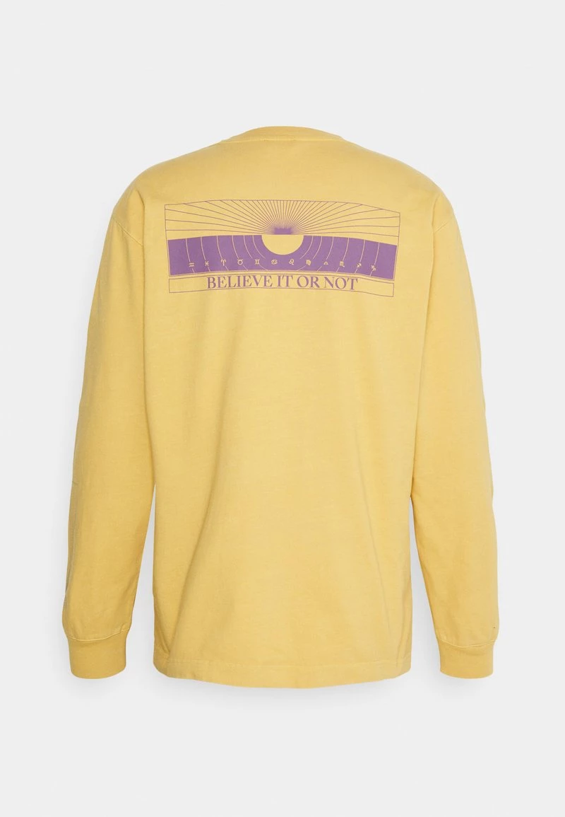 CLOSED PRINTED LONGSLEEVE Sweatshirt Honey Mustard Homme 4 CLOSED PRINTED LONGSLEEVE Sweatshirt Honey Mustard Homme – Image 2
