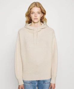 Promos CLOSED Magasin 25 CLOSED Femme WOMENS HOODED JUMPER Pullover Ivory