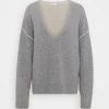 CLOSED Femme V NECK JUMPER Pullover Grey Heather Melange 2 CLOSED Femme V NECK JUMPER Pullover Grey Heather Melange -Promos CLOSED Magasin cb2e3979ded24ce2983910ac636105cc