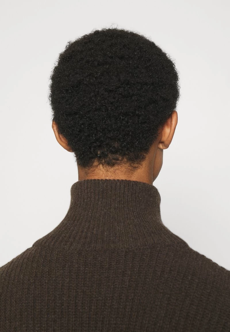 CLOSED HALF ZIP JUMPER Pullover Dark Lava Homme 6 CLOSED HALF ZIP JUMPER Pullover Dark Lava Homme â Image 4