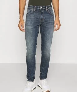 CLOSED DROP CROPPED Jean Slim Mid Blue Homme