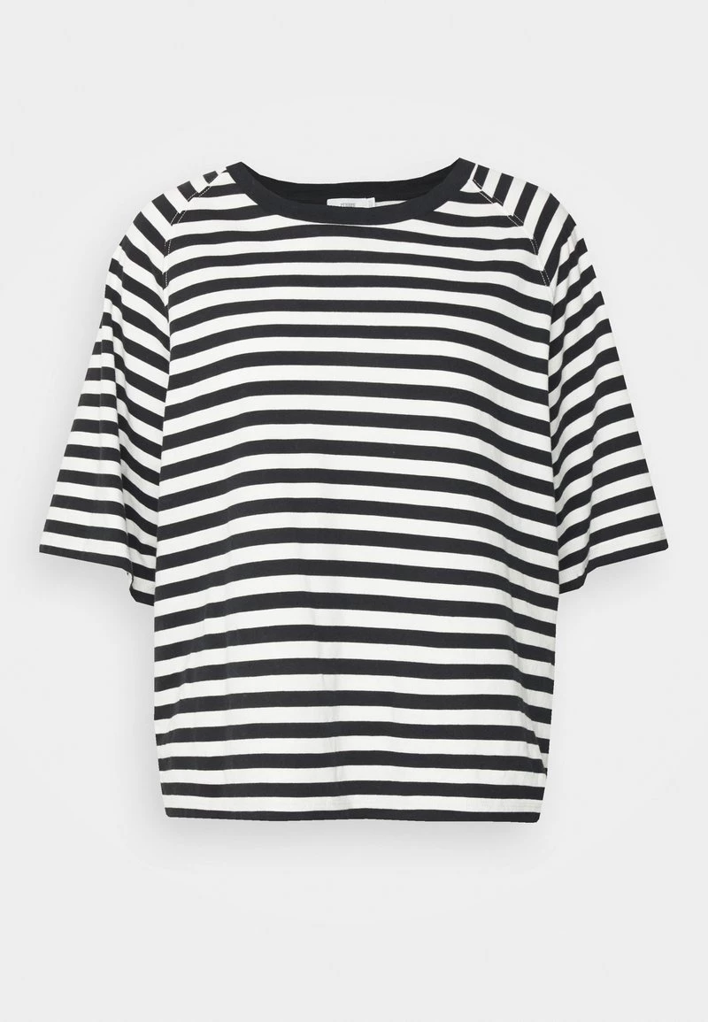 CLOSED STRIPED RAGLAN T Shirt Imprimé Black Femme 7 CLOSED STRIPED RAGLAN T Shirt Imprimé Black Femme – Image 5