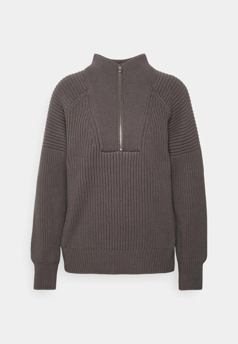 CLOSED Femme ZIP TROYER Pullover Dark Nickel 3 CLOSED Femme ZIP TROYER Pullover Dark Nickel