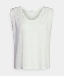 CLOSED PLEATED TANK Débardeur Ivory Femme