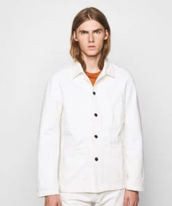 CLOSED WORKER JACKET Veste En Jean Ivory Homme