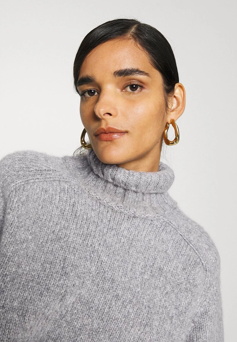 CLOSED Femme WOMEN Pullover Grey Heather Melange 6 CLOSED Femme WOMEN Pullover Grey Heather Melange – Image 4