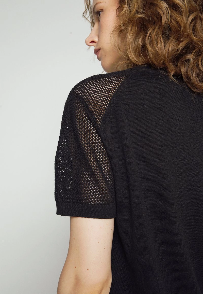 CLOSED CREW NECK SHORT SLEEVE Pullover Black Femme 8 CLOSED CREW NECK SHORT SLEEVE Pullover Black Femme – Image 6