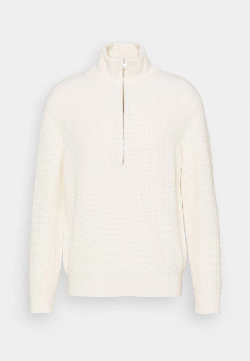 CLOSED HALF ZIP JUMPER Pullover Ecru Homme 8 CLOSED HALF ZIP JUMPER Pullover Ecru Homme – Image 6