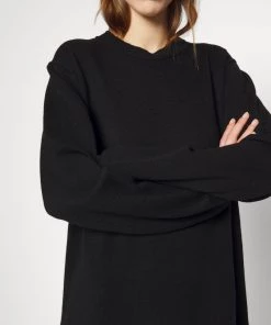 CLOSED Femme DRESS LONG SLEEVE Robe Pull Black 19 CLOSED Femme DRESS LONG SLEEVE Robe Pull Black -Promos CLOSED Magasin dbbe90dd4c7f453e973ac2fd136a4d01