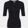 CLOSED Femme CREW NECK T Shirt Basique Dark Night 2 CLOSED Femme CREW NECK T Shirt Basique Dark Night -Promos CLOSED Magasin dccd1c700a004f49a69dd6d96f37c1b7