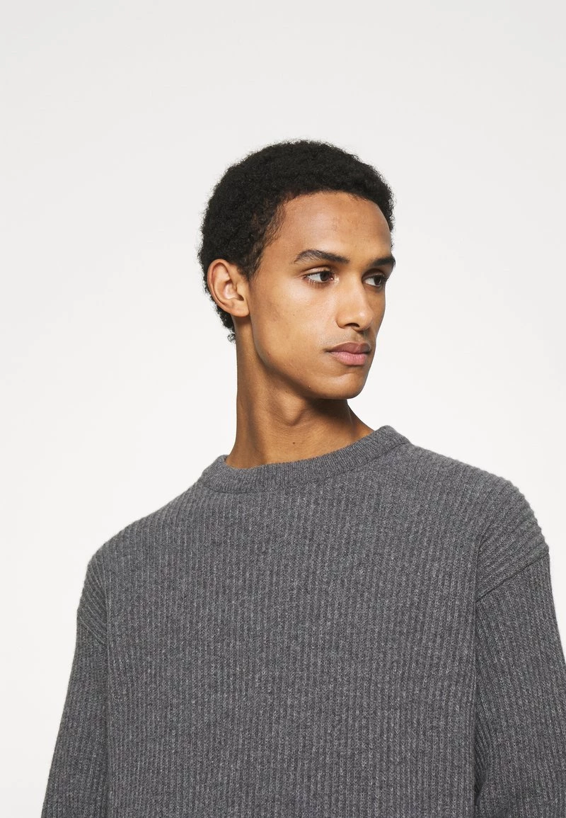 CLOSED JUMPER Pullover Dark Grey Melange Homme 6 CLOSED JUMPER Pullover Dark Grey Melange Homme – Image 4