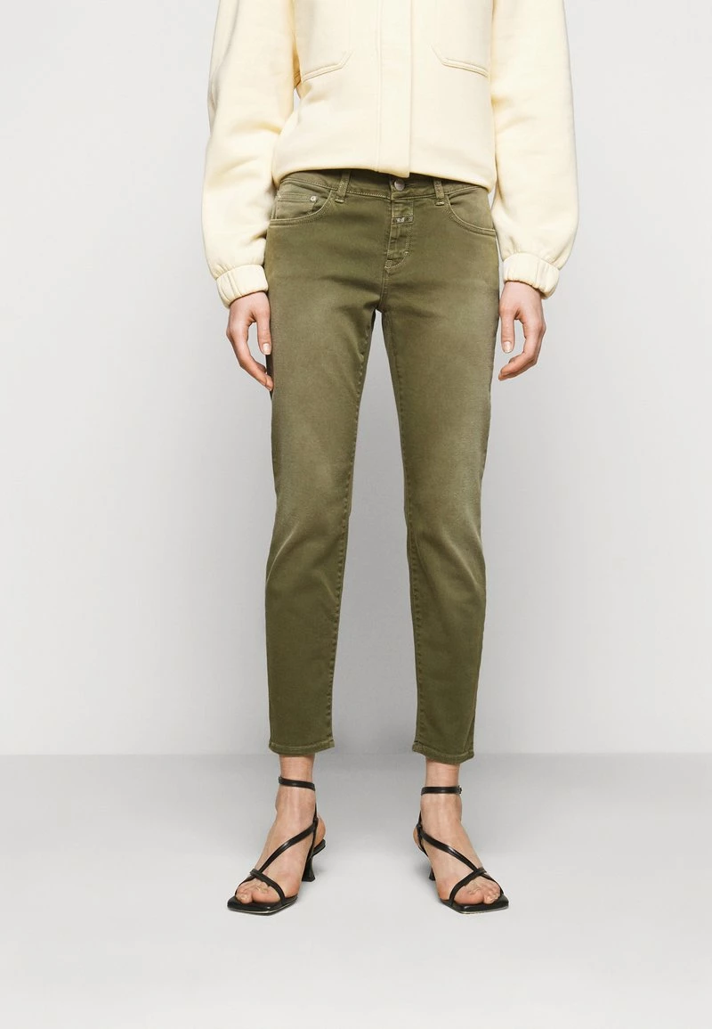 CLOSED Femme BAKER Jean Slim Green Umber 3 CLOSED Femme BAKER Jean Slim Green Umber
