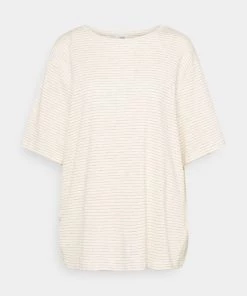 CLOSED Femme O SHAPE T Shirt Imprimé Yellow/ecru