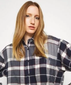 CLOSED MIRA Chemisier Dark Night Femme -Promos CLOSED Magasin ebfde551884b44188331d6b42981708e