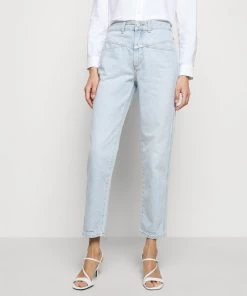 CLOSED PEDAL PUSHER Jean Droit Light Blue Femme