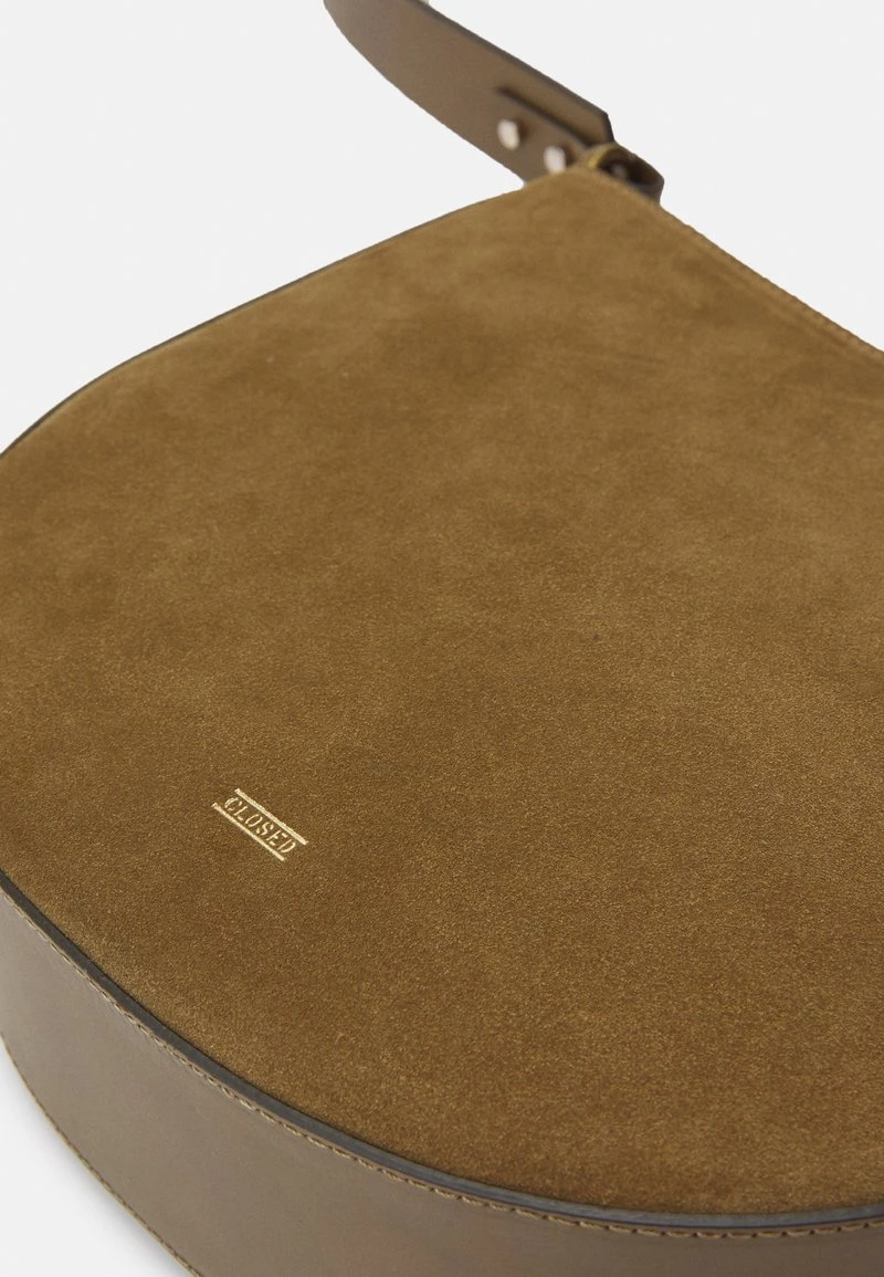 CLOSED HALF ROUND BAG Sac Bandoulière Green Umber Femme 6 CLOSED HALF ROUND BAG Sac Bandoulière Green Umber Femme – Image 4