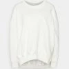 CLOSED CREWNECK SLITS Sweatshirt Ivory Femme