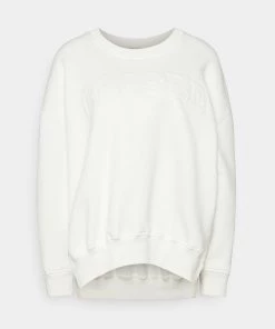 CLOSED CREWNECK SLITS Sweatshirt Ivory Femme