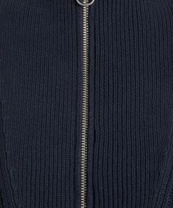 CLOSED ZIP TROYER Pullover Dark Night Femme 7 CLOSED ZIP TROYER Pullover Dark Night Femme -Promos CLOSED Magasin f02f125ffccf4a16b550e20aaea112cb