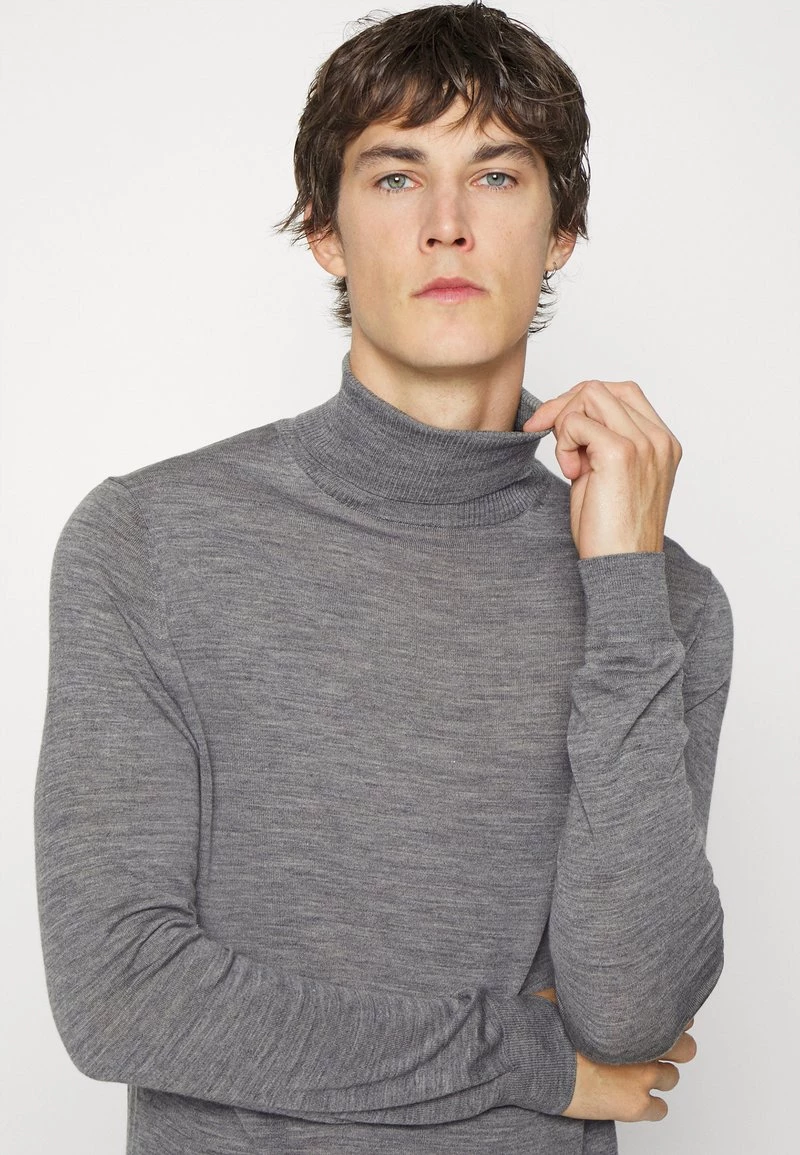 CLOSED Homme TURTLE NECK Pullover Dark Grey Melange 6 CLOSED Homme TURTLE NECK Pullover Dark Grey Melange – Image 4