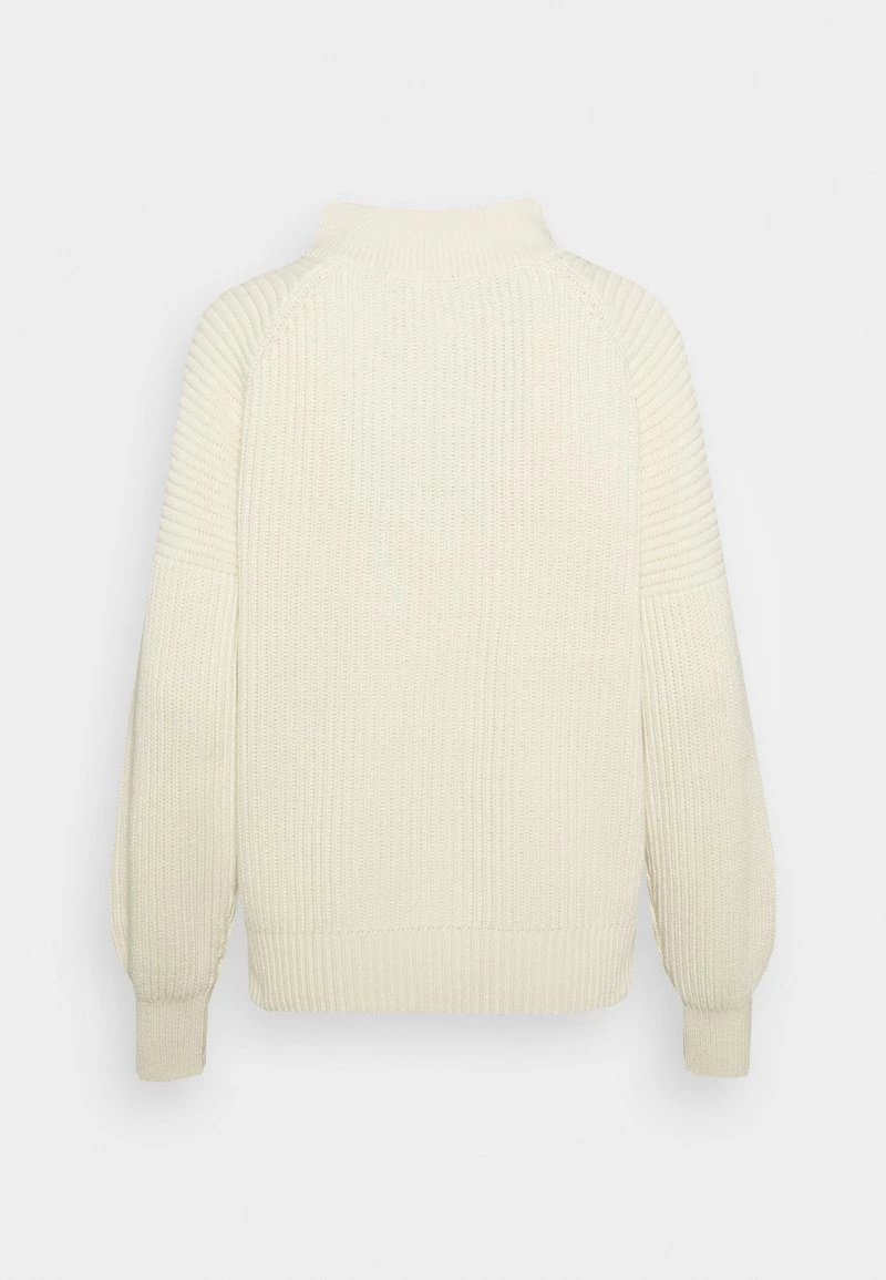 CLOSED ZIP TROYER Pullover Yellow Ecru Femme 4 CLOSED ZIP TROYER Pullover Yellow Ecru Femme – Image 2