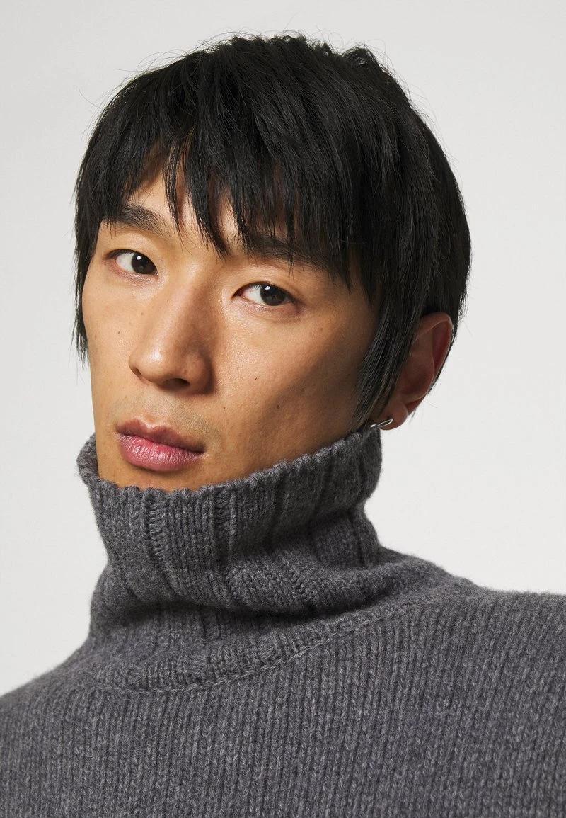 CLOSED Homme TURTLENECK JUMPER Pullover Dark Grey Melange 8 CLOSED Homme TURTLENECK JUMPER Pullover Dark Grey Melange – Image 6