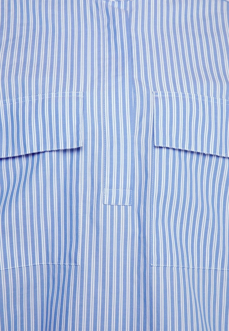 CLOSED HALF PLACKET Blouse Placid Blue Femme 5 CLOSED HALF PLACKET Blouse Placid Blue Femme – Image 3