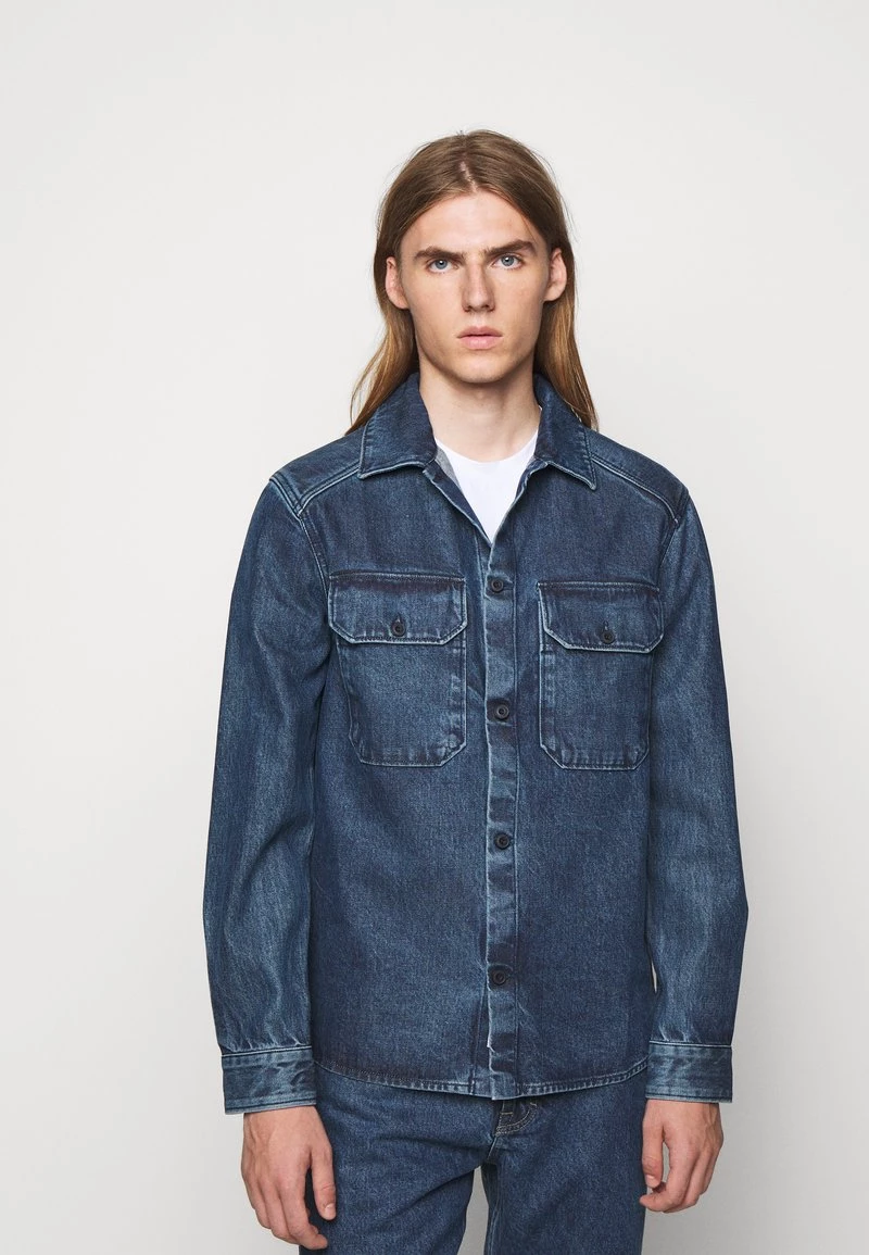 CLOSED ARMY OVER Chemise Mid Blue Homme 3 CLOSED ARMY OVER Chemise Mid Blue Homme