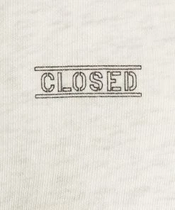 CLOSED Femme HOODIE Sweatshirt Light Grey Melange -Promos CLOSED Magasin f9aa014d5f264321b63896421a52ac2a