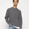 CLOSED JUMPER Pullover Dark Grey Melange Homme 1 CLOSED JUMPER Pullover Dark Grey Melange Homme -Promos CLOSED Magasin f9efa3219e6841a481ca812170b0bcc7