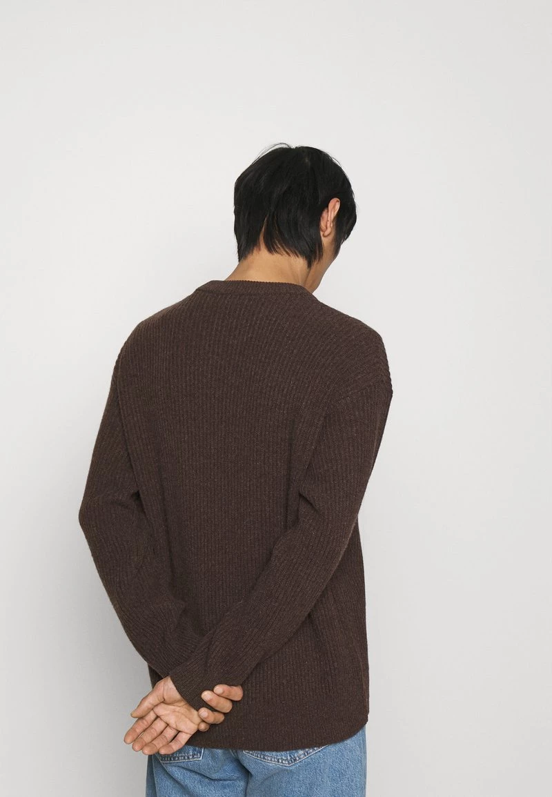 CLOSED JUMPER Pullover Dark Lava Homme 5 CLOSED JUMPER Pullover Dark Lava Homme – Image 3