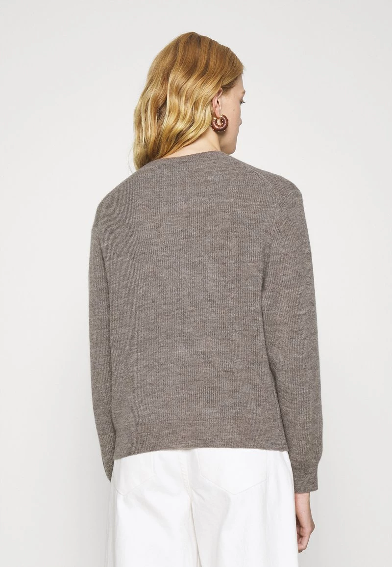 CLOSED Femme WOMENS CREW NECK Pullover Grey Heather Melange 5 CLOSED Femme WOMENS CREW NECK Pullover Grey Heather Melange â Image 3